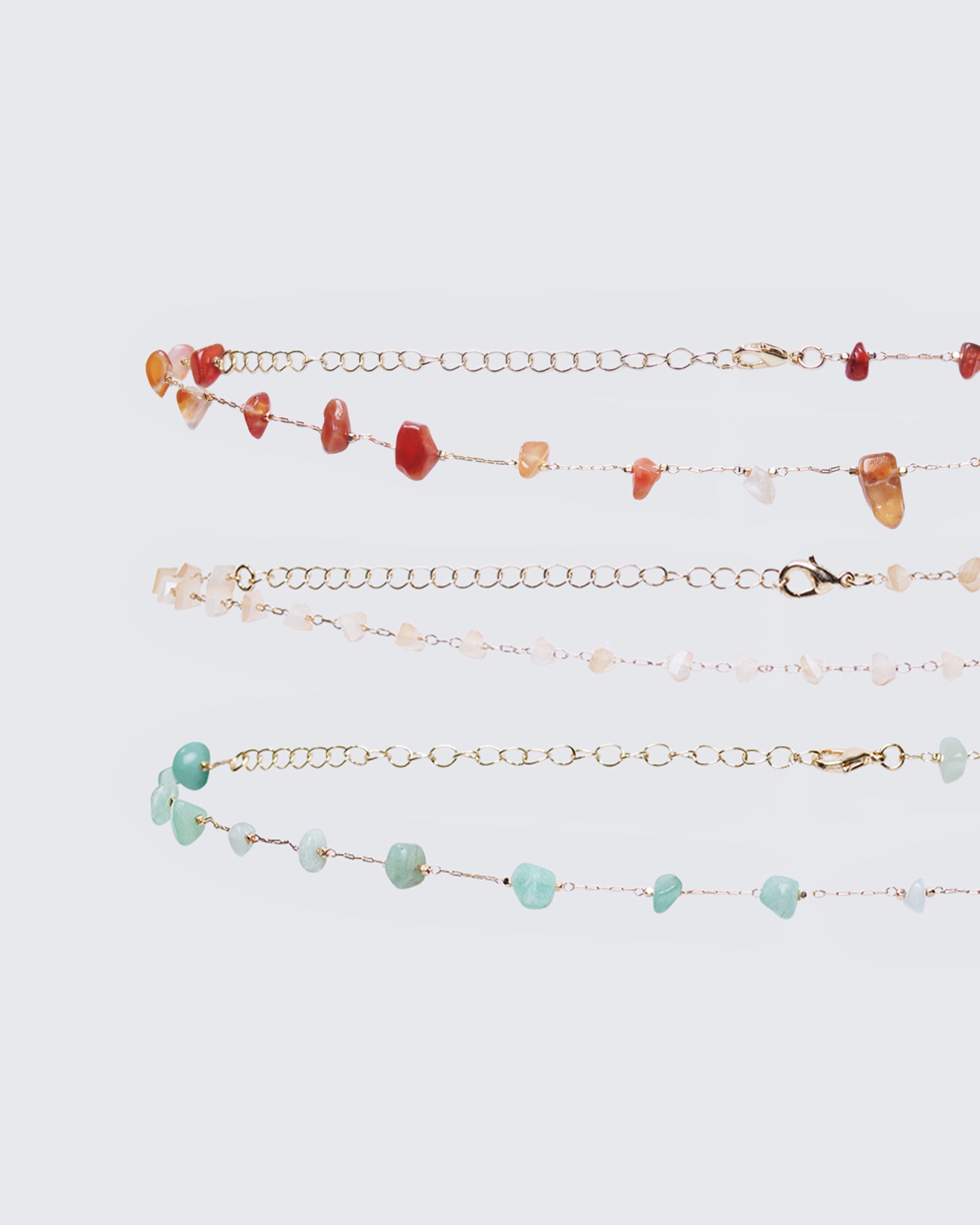 Alana Gold Stone Belly Chain Set - close up detail