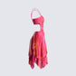 Alejandra Pink Handkerchief Dress