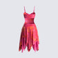 Alejandra Pink Handkerchief Dress