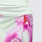 Alexis Printed Green Maxi Skirt