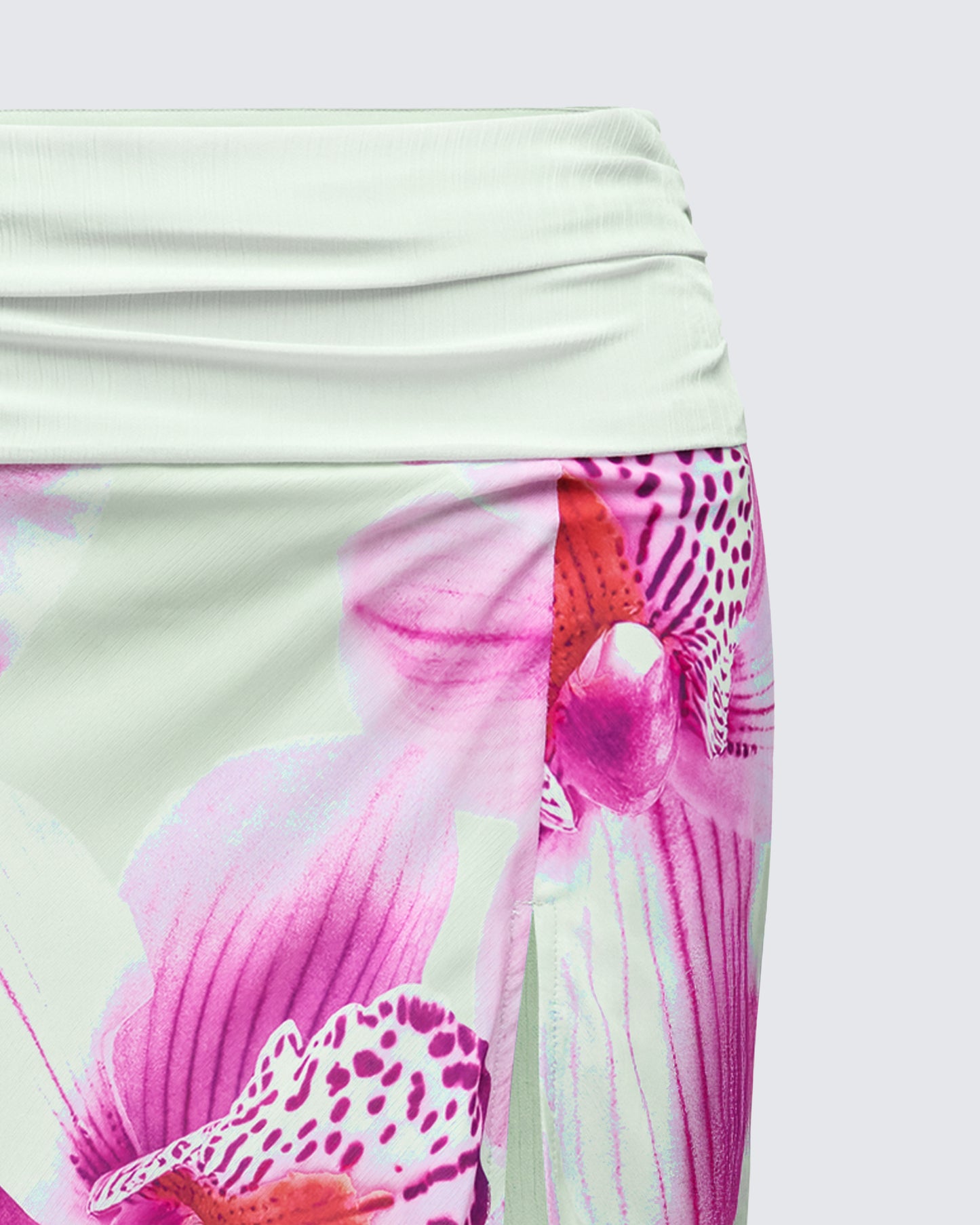 Alexis Printed Green Maxi Skirt