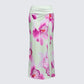 Alexis Printed Green Maxi Skirt