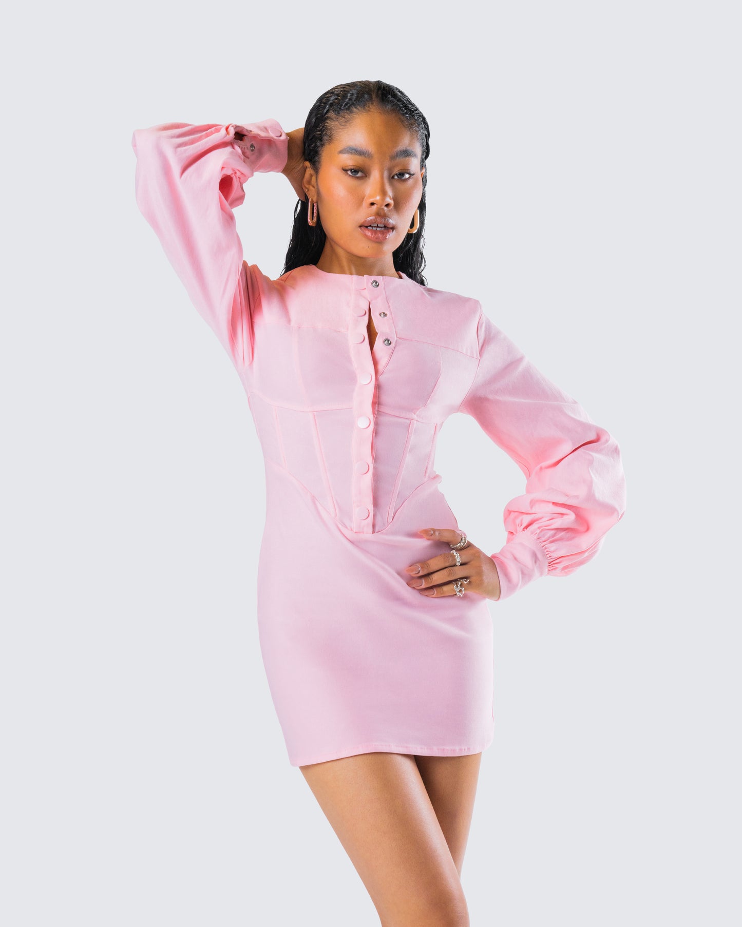 Alice Pink Mini Dress