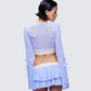 Alize Purple Flare Sleeved Top