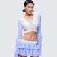 Alize Purple Flare Sleeved Top