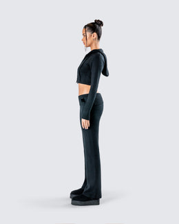 Alyssa Black Cardigan 6149 main image 0
