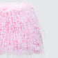 Amal Pink Feathered Mini Skirt