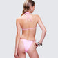 Amal Pink Sequin Bikini Top