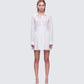 Amara Ivory Mini Shirt Dress