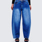 Amets Blue Denim  Barrel Leg Jean