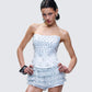 Amielle Baby Blue Hand Beaded Top