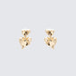 Andrea Gold Heart Dangle Earrings