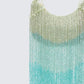 Angelle Ocean Ombre Embellished Fringe Bag - close up detail
