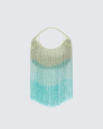 Angelle Ocean Ombre Embellished Fringe Bag product front