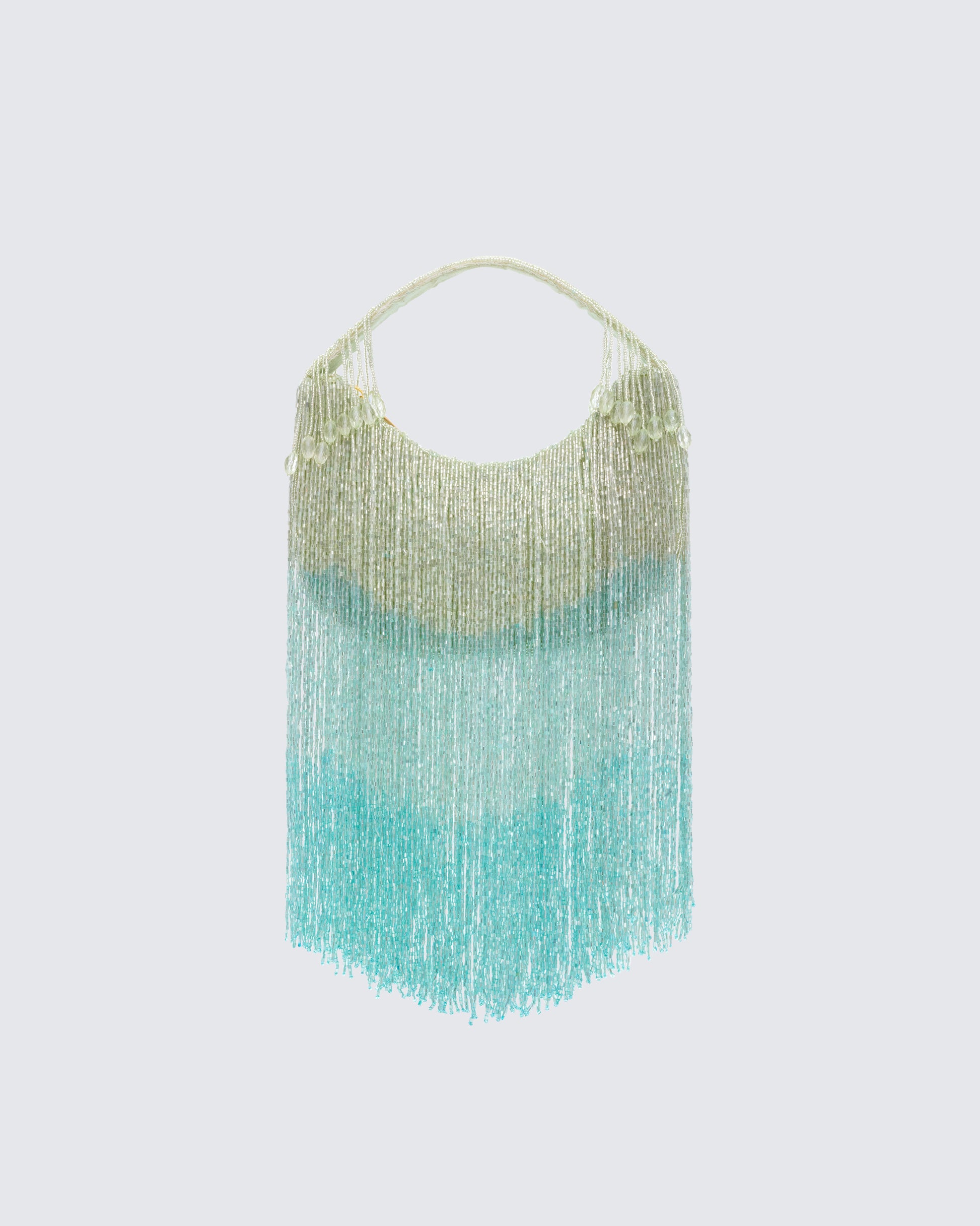 Angelle Ocean Ombre Embellished Fringe Bag product front