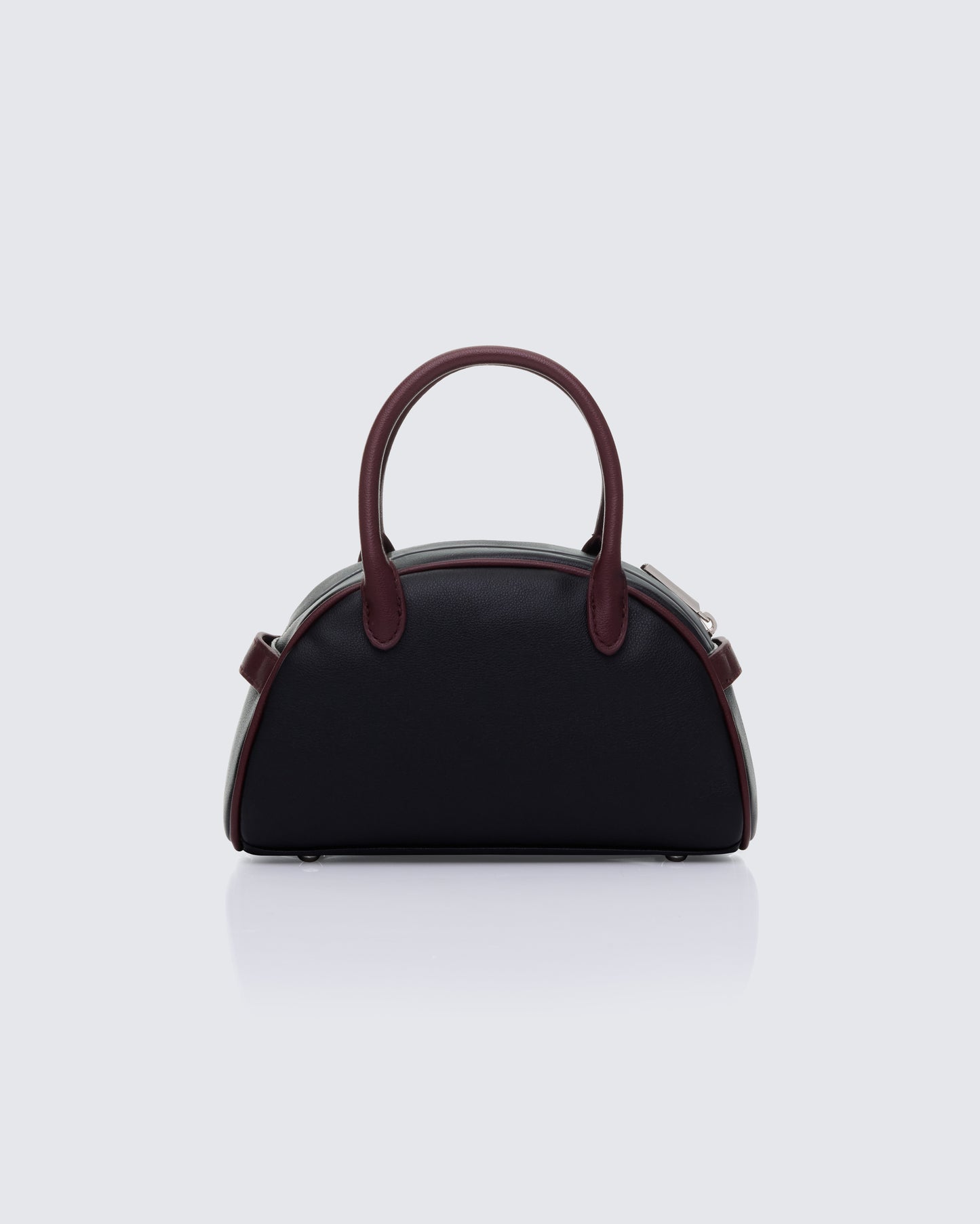 Antonia Black Mini Bowling Bag