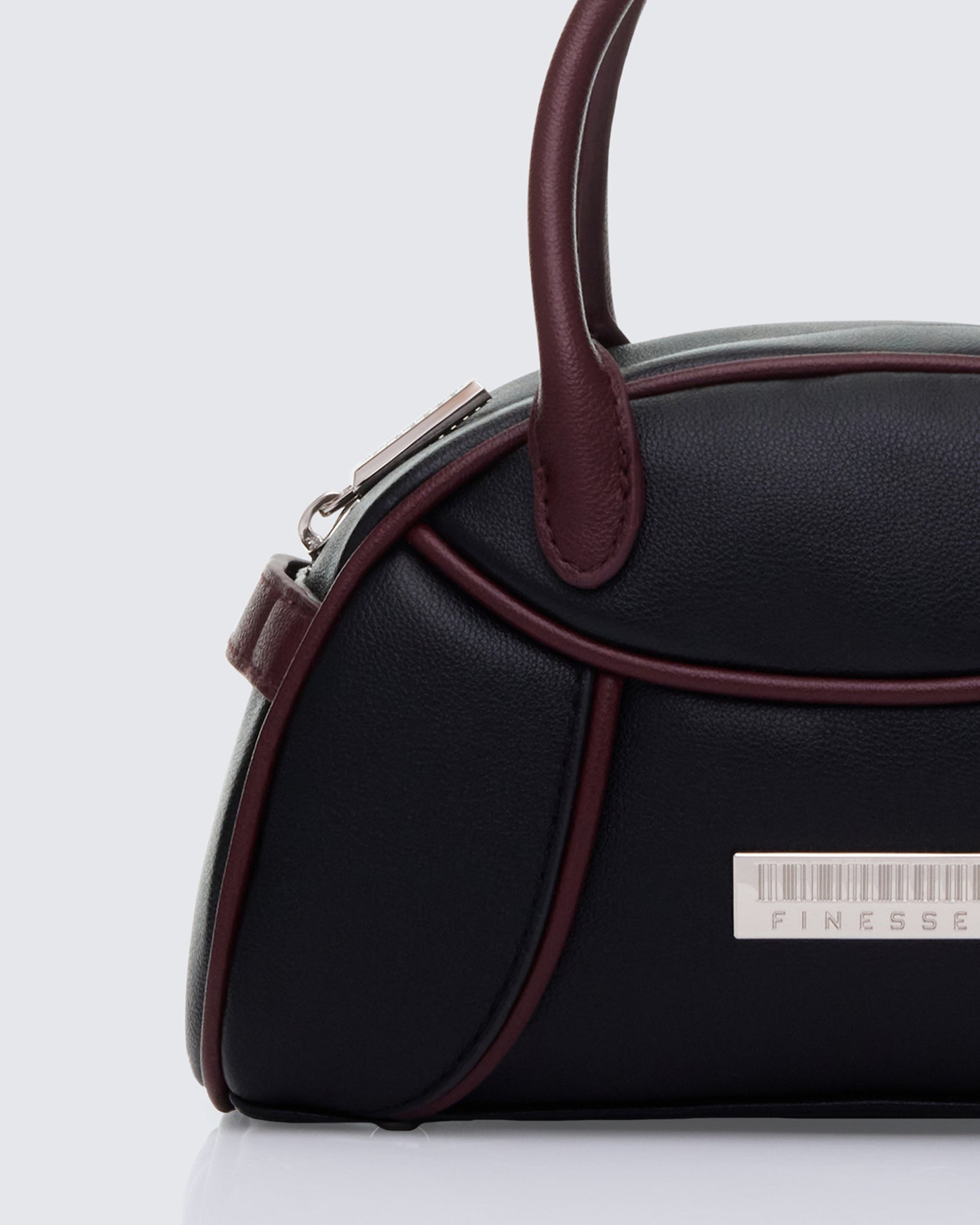 Antonia Black Mini Bowling Bag