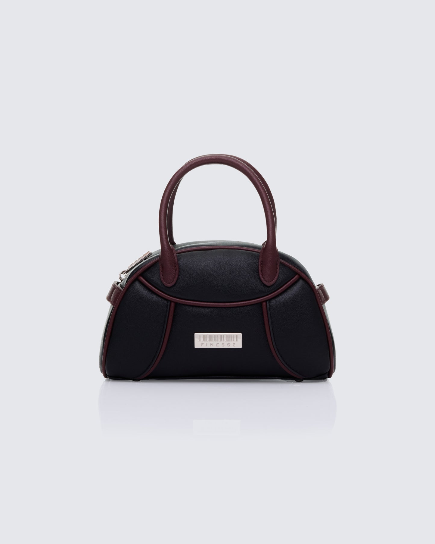 Antonia Black Mini Bowling Bag