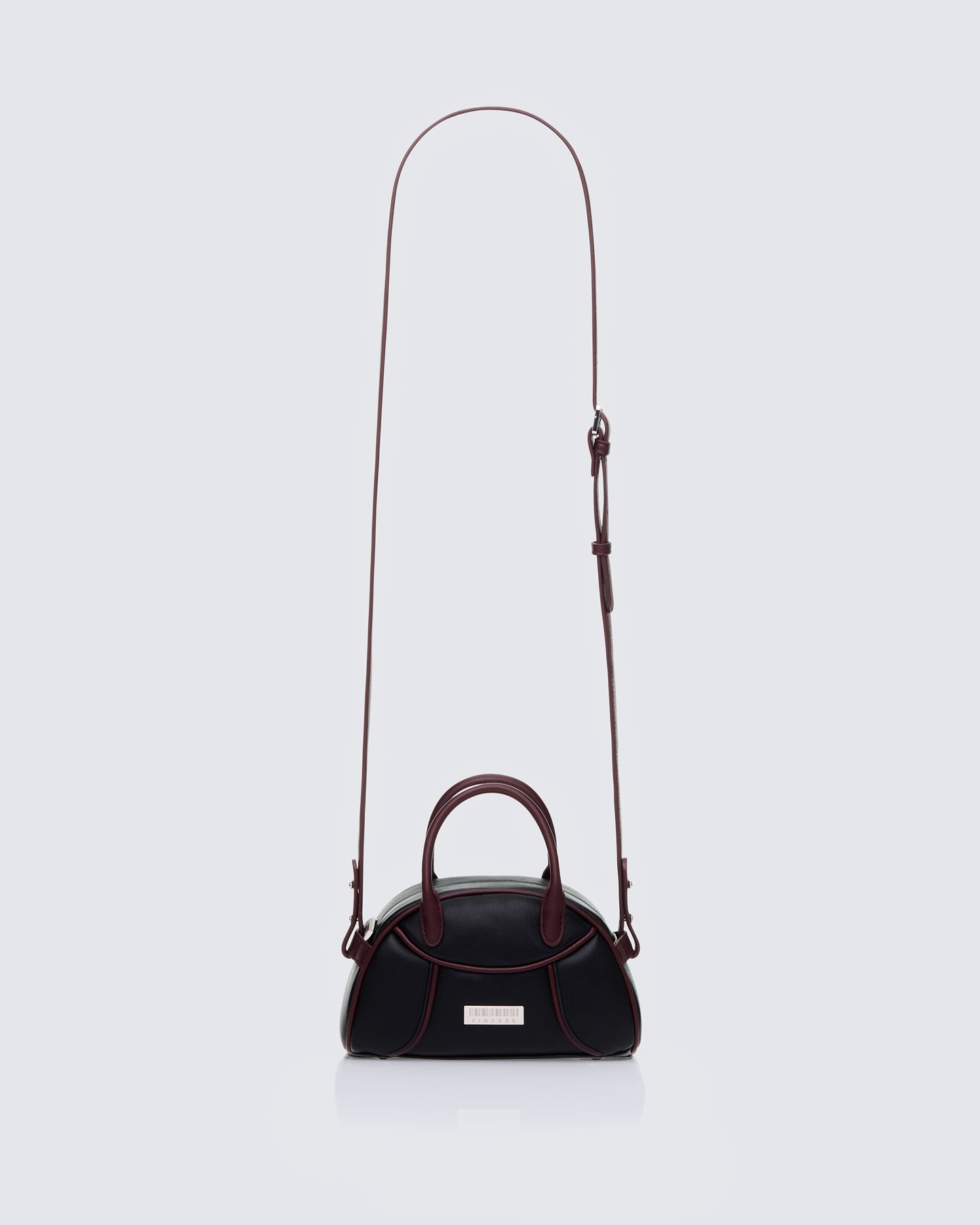 Antonia Black Mini Bowling Bag