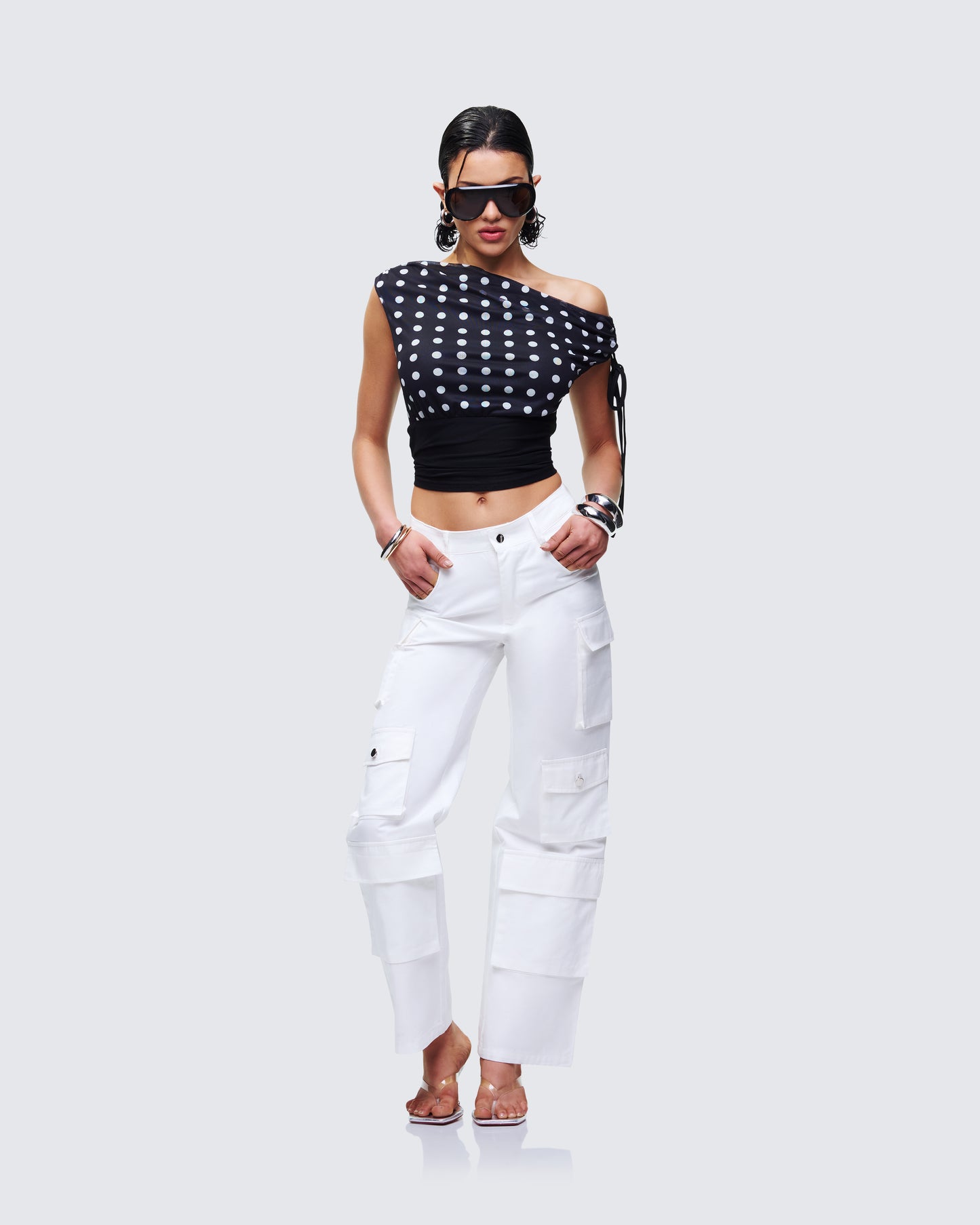 Women's cotton matching set front view – FINESSE