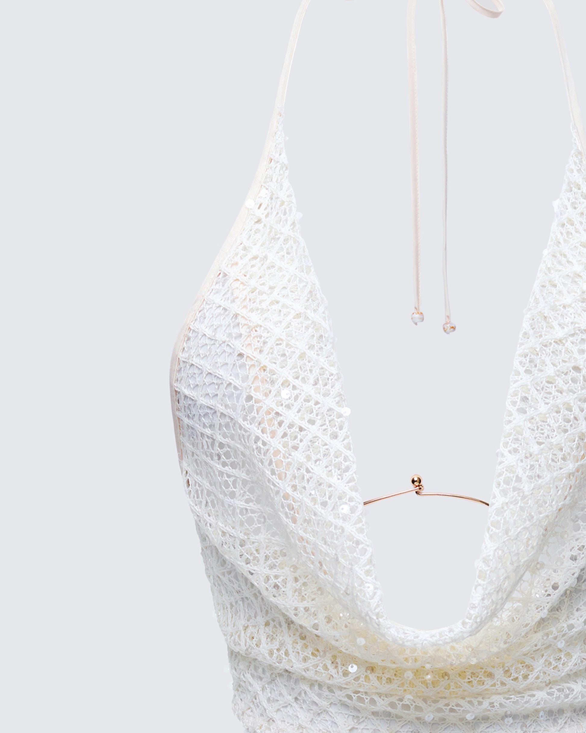 Arielle Cream Set - close up detail