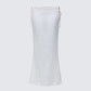 Arielle Cream Crochet Gathered Maxi Skirt  product front
