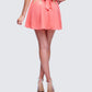 Arla Pink Heart Chain Mini Skirt