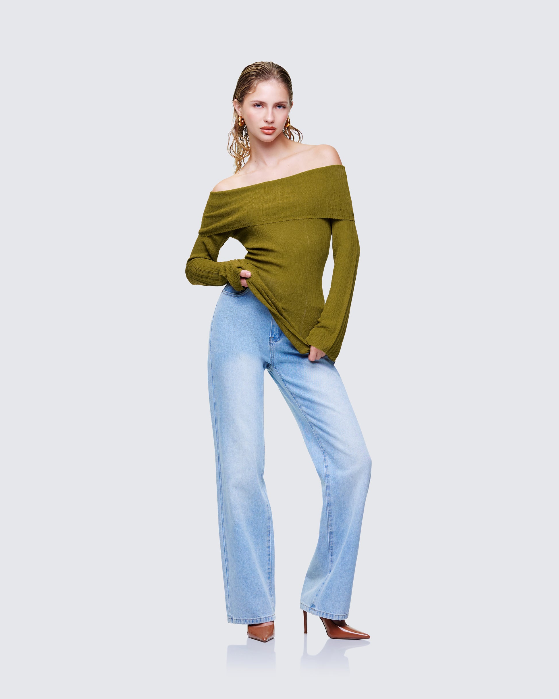 Women's cotton matching set alternate angle – FINESSE