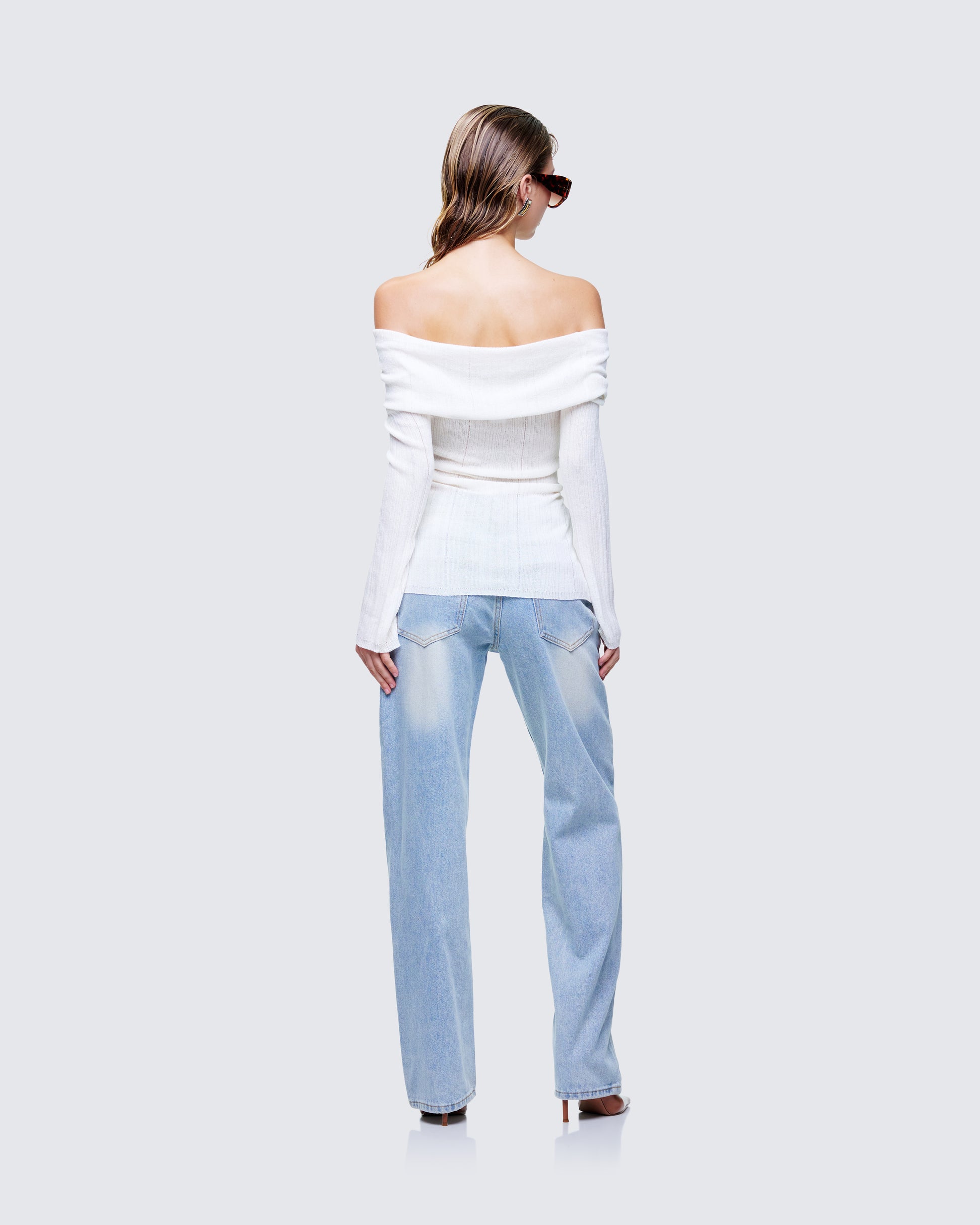 Women's cotton matching set alternate angle – FINESSE