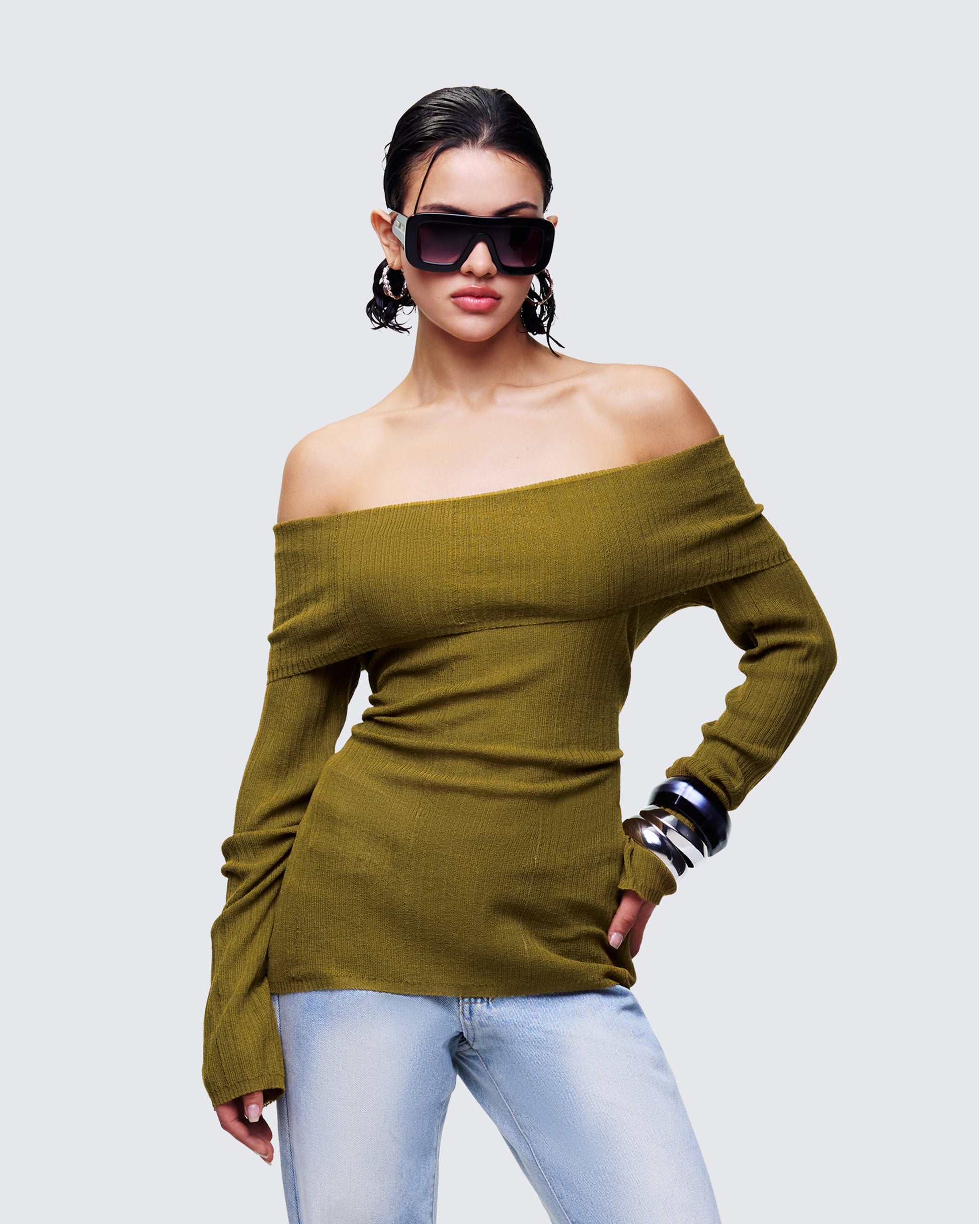 Women's top styled on model – FINESSE