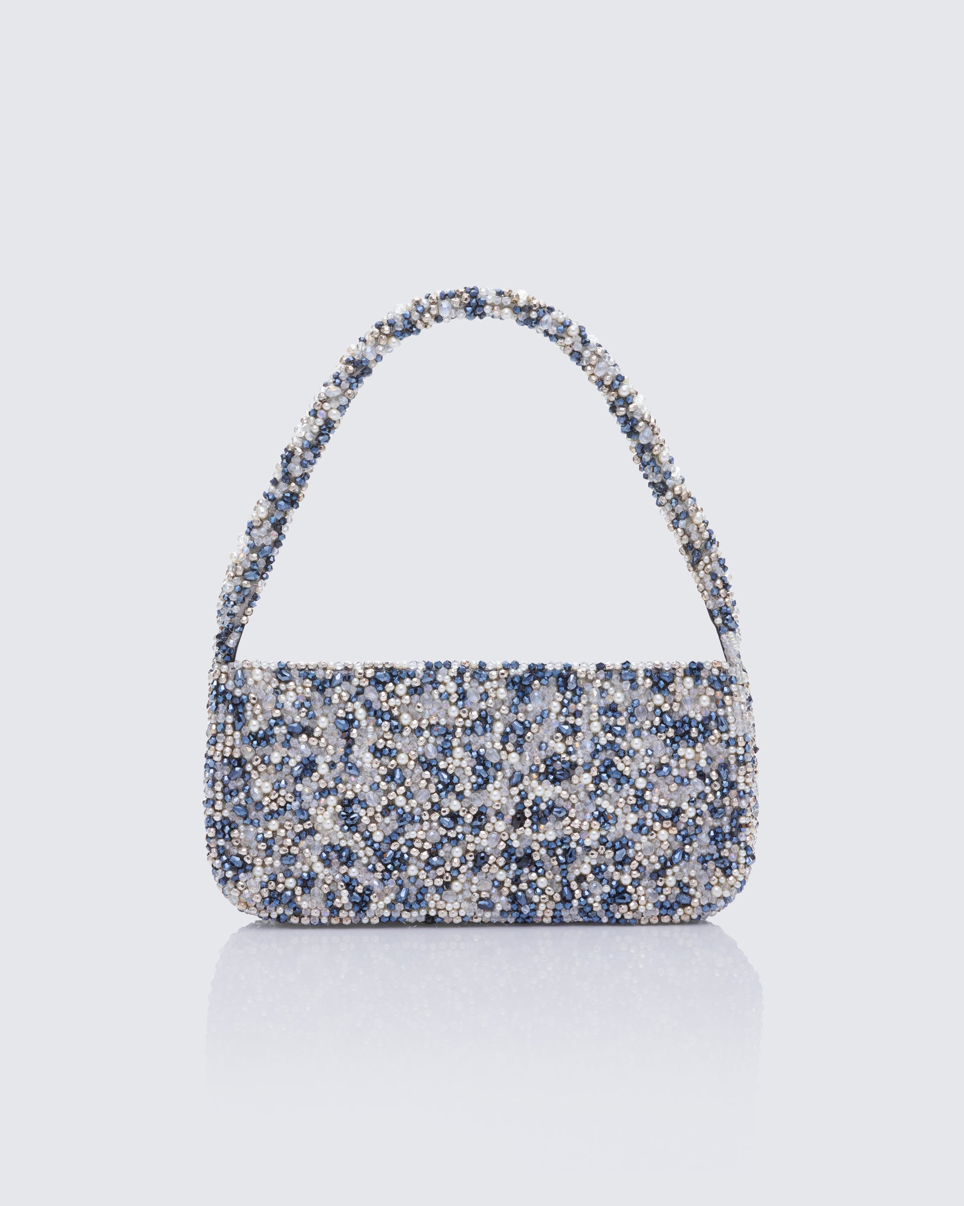 Silver shoulder bag – FINESSE