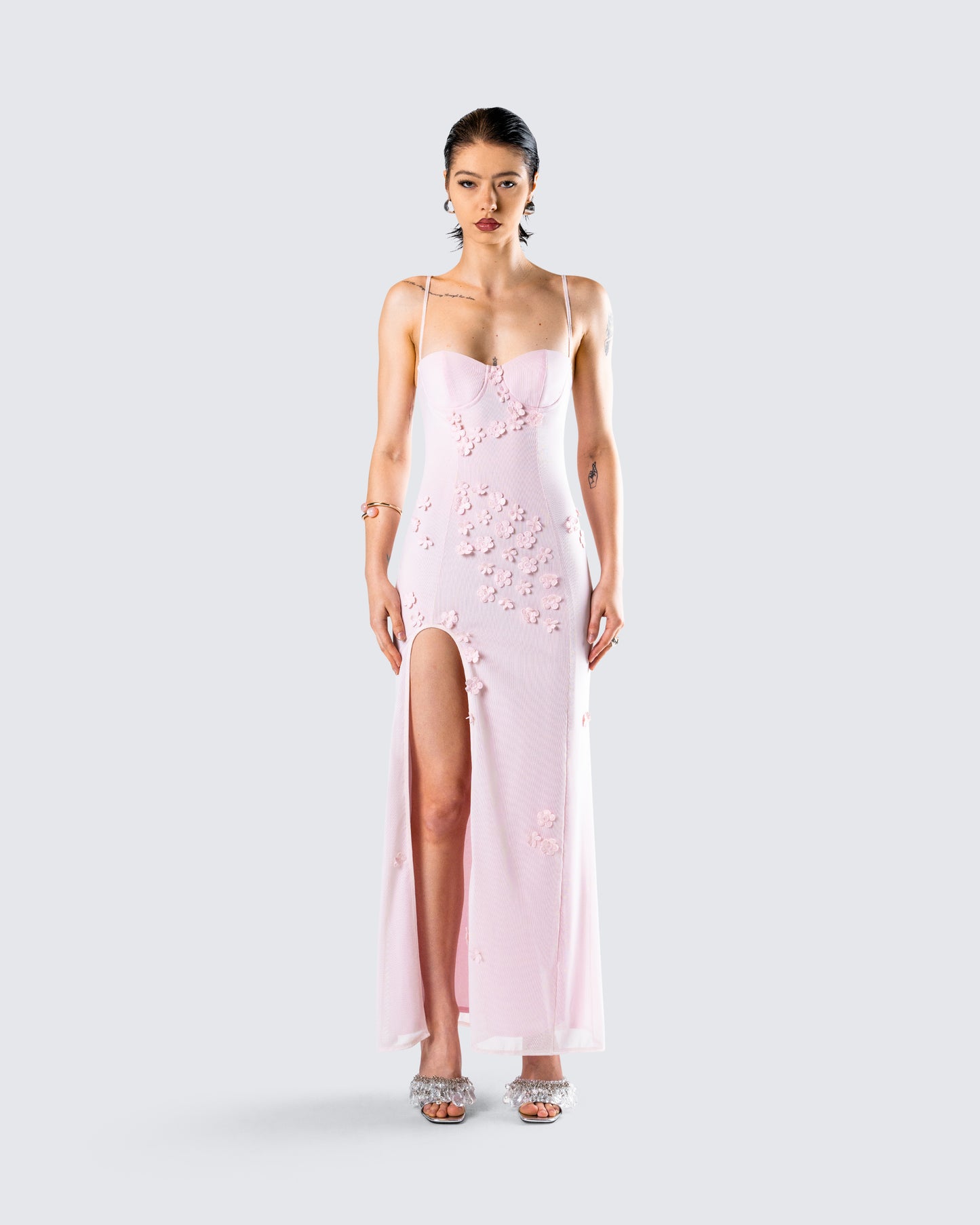 Astoria Pink Floral Maxi Dress