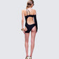 Astra Black Cut Out Swimsuit
