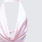 Women's pink maxi dress alternate angle – FINESSE