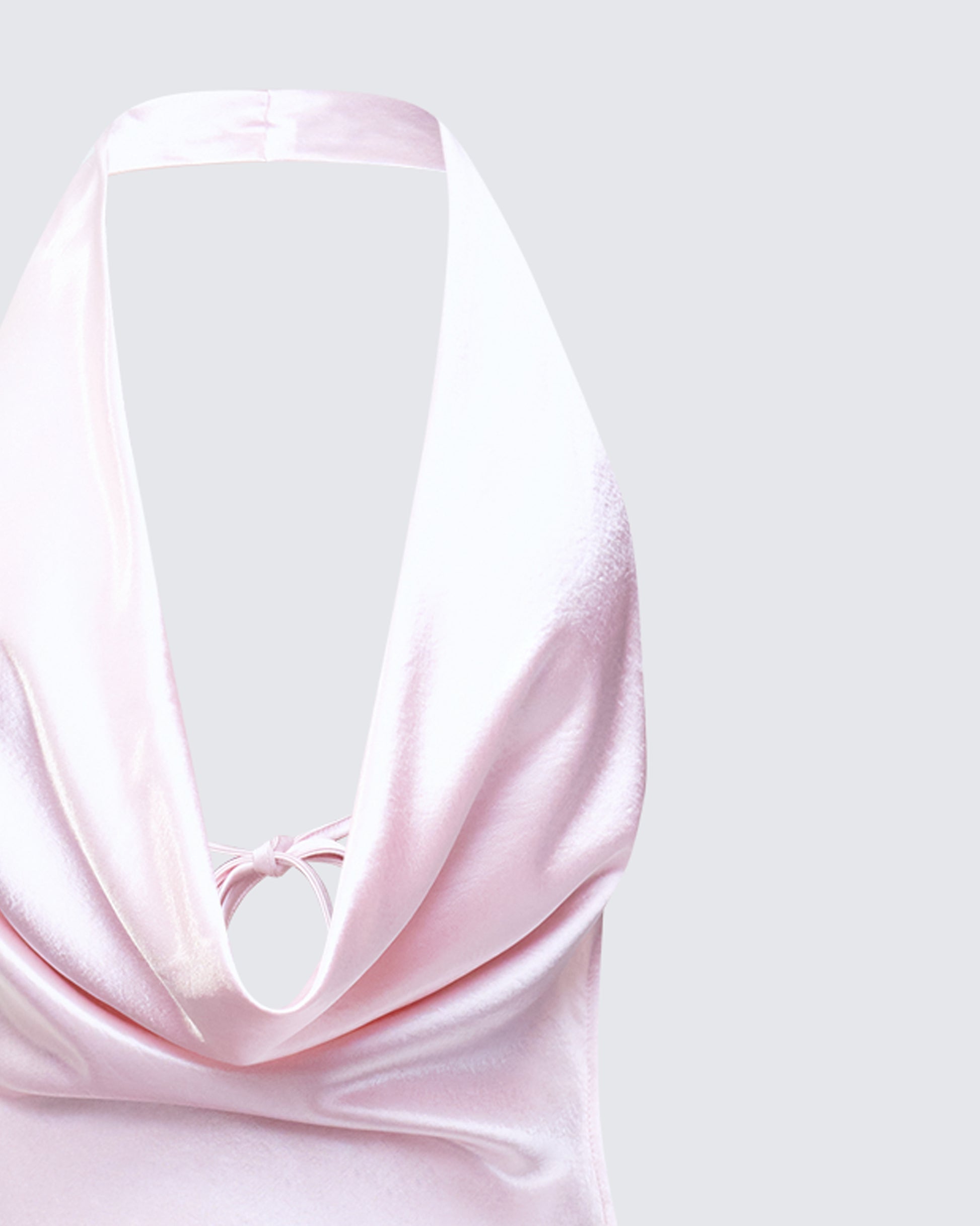 Women's pink maxi dress alternate angle – FINESSE
