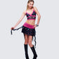 Aurelia Black Printed Mesh Cami