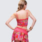 Aurelia Orange Printed Mesh Cami