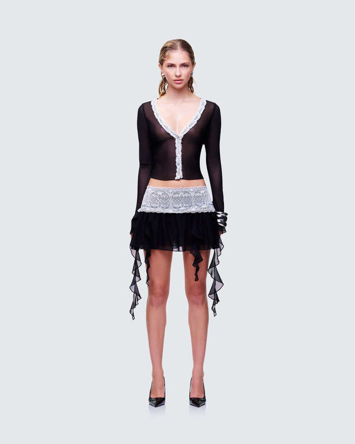 Aurelia Ruffle Set model front