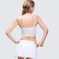 Aurelia White Mesh Cami