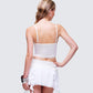 Aurelia White Mesh Cami