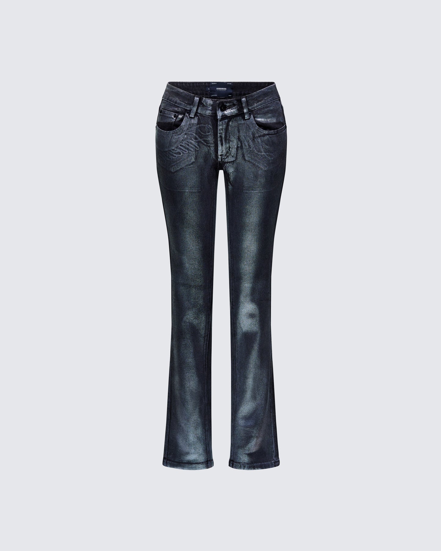 Averi Black Denim Foil Graphic Jeans product front