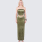 Ayla Olive Green Velvet Set