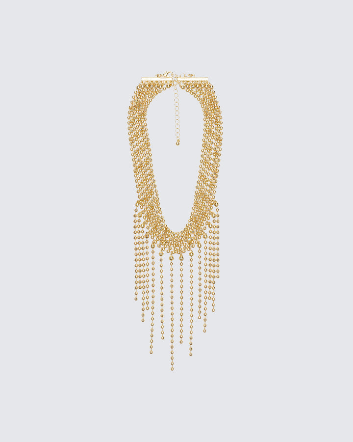 Ayo Gold Ball Chain Choker product front