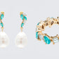Azore Gold Accented Ring & Earring Set