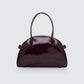 Belladonna Burgundy Perforated Bowling Bag