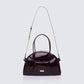Belladonna Burgundy Perforated Bowling Bag
