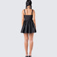 Belle Black Mini Dress