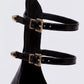 Bernadine Black Platform Heels