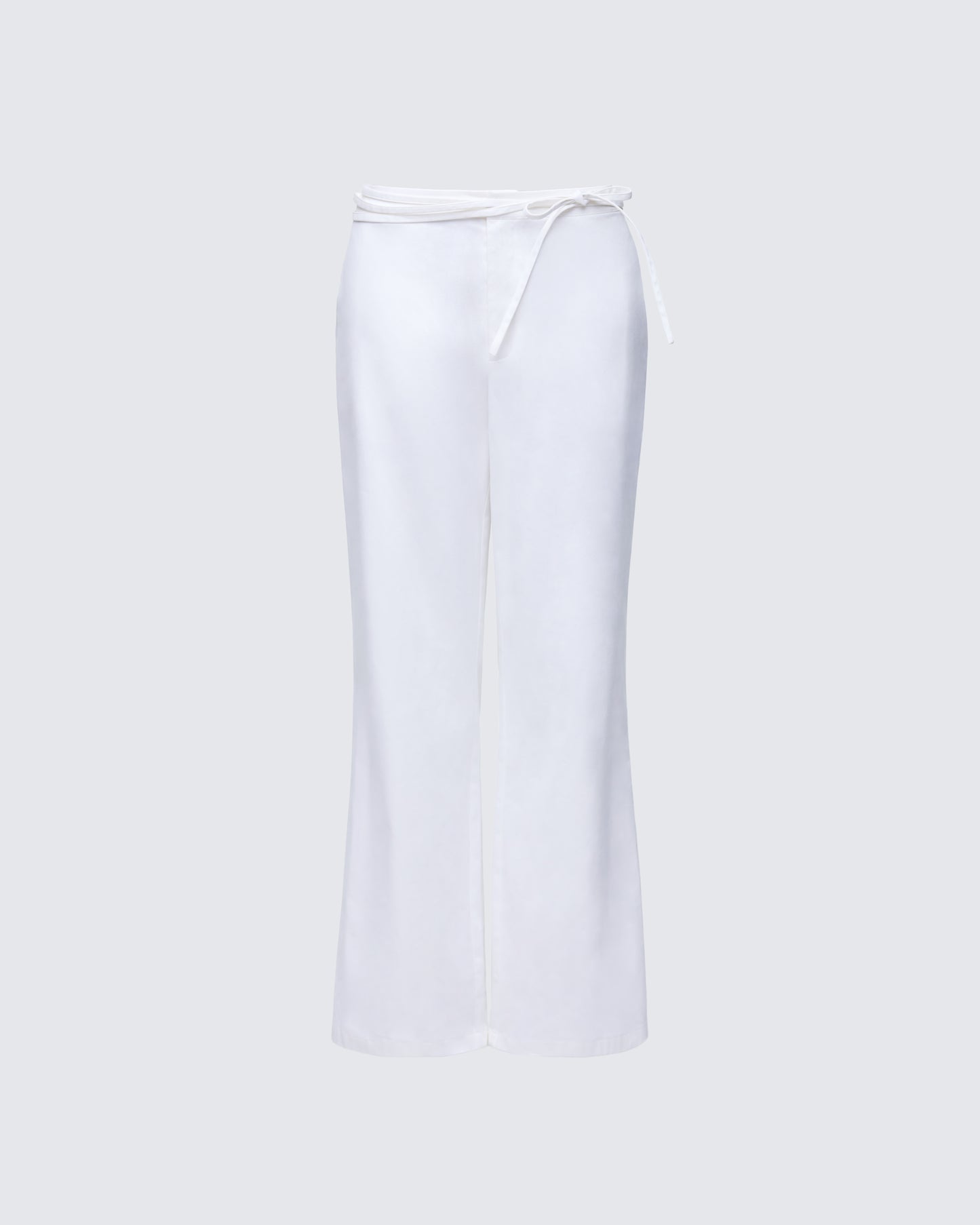 Bessie Ivory Low Rise Tie Pant