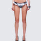Birdie Multi Gingham Bikini Bottom model front